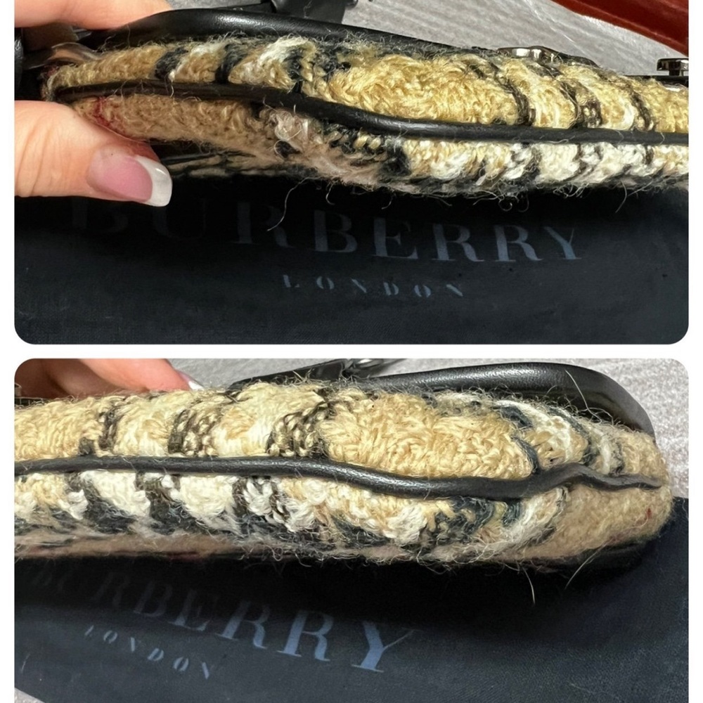 Burberry Tweed Wristlet Clutch - Picture 5 of 9